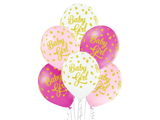Balony BN06-218 - Dla dziewczynki - op. 6 szt. PROM