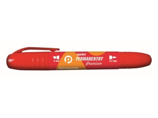 MARKER PERM. PREMIUM 2 KOCWKI CZERW. [opakowanie=12szt] KM502-C2