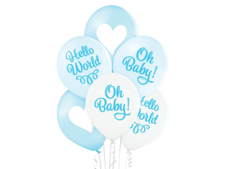 Balony BN06-588 - Dla chłopca - op. 6 szt. PROM