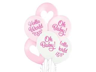 Balony BN06-587 - Dla dziewczynki - op 6 szt. PROM