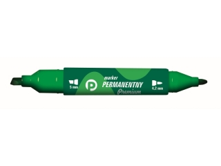 MARKER PERM. PREMIUM 2 KOCWKI ZIELONY [opakowanie=12szt] KM502-Z2