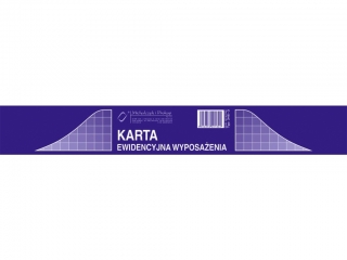 Druk -KEW Karta ewiden.wyposa.A5(a`50)