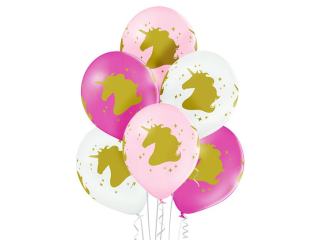 Balony BN06-387 - Jednoroce- op. 6 szt. PROM