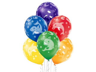 Balony BN06-308 - Zwierzta morskie -  op. 6 szt.