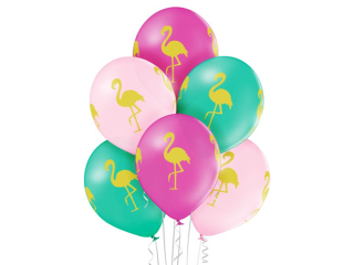 Balony BN06-254 - Flamingi - op. 6 szt. PROM