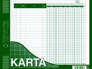 Druk -KF Karta kontowa finansowa 2/3 A4