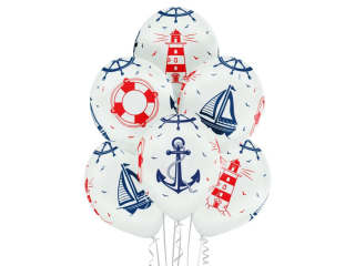 Balony BN06-307 - Morskie - op. 6 szt.