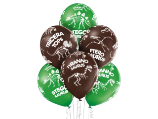 Balony BN06-246 - Dinozaury - op. 6 szt.