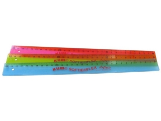 KUM LINIJKA 30 CM DLA LEWORĘCZNYCH PRZEŹROCZYSTA