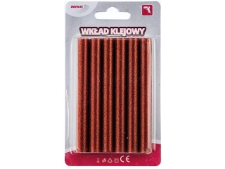 Wkład klejowy wymiary: fi 11 x 100mm ilość: 6 szt kolor: czerwony