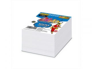 Kostka klejona BIAŁA 85x85x50 mm ECO PAS-1111