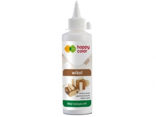 Klej Wikol premium, butelka 250g, Happy Color