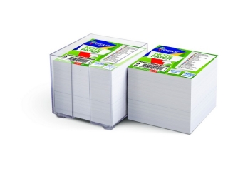 Kostka nieklejona BIAŁA POJEMNIK 85x85 mm 800 kartek PAS-0565