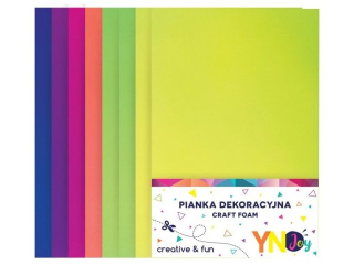 N-Pianka dekoracyjna 8szt FLUO