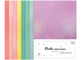 INT Pianka dekoracyjna 8szt GLITTER PAST