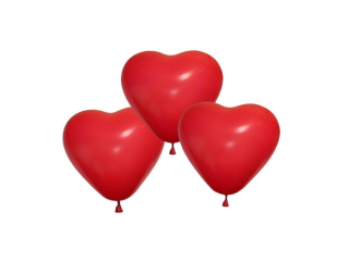 Balony serca czerwone CR11 1op.100