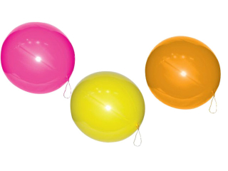 Balony piłki BTP-2375 , tuba = .20szt mix kol.