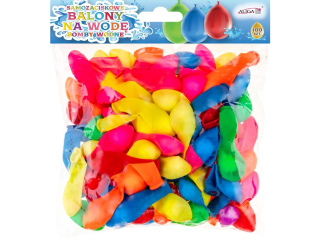Balony wodne BW-5211 samozaciskowe, op. 100szt. + 2 kocwki