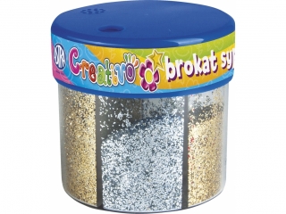 Brokat Creativo 50 g x 2 kol (zoty, srebrny) [opakowanie=6szt]
