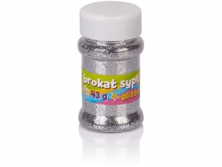 Brokat Creativo 43g - zoty, srebrny - display 12 sztuk [opakowanie=12szt]