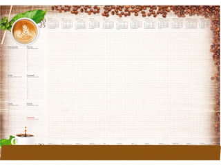 Term.-Planer A2 z listwą`25^Kawa