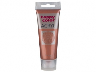 Farba akrylowa 75ml, miedź klasyczny metalik , Happy Color