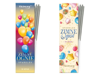 Zimne ognie TXF--426-10 rozm.17cm, zgrzewka=10op.x10szt.