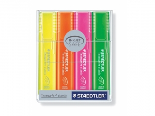 Zakreślacz Textsurfer classic, 4 kol neon, Staedtler