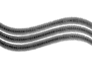 Druciki dekoracyjne 0, 6x50cm biae 15szt.