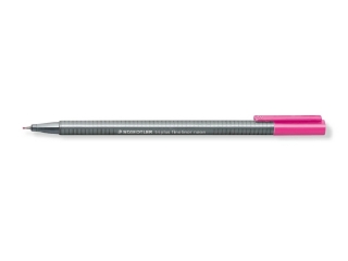 Cienkopis triplus, trjktny, 0.3 mm, rowy neon, Staedtler [opakowanie=10szt]