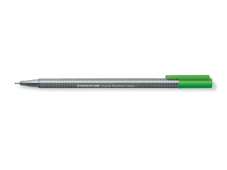 Cienkopis triplus, trjktny, 0.3 mm, zielony neon, Staedtler [opakowanie=10szt]