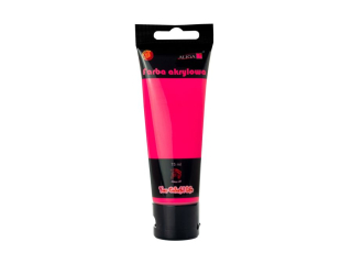 Farba akrylowa FTN-313 neonowa różowa tubka 75 ml.PROM