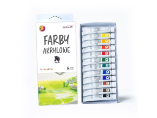 Farby akrylowe FTM-4513 Zestaw 12x12 ml - mix kolorw