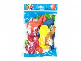 BALONY 10" MET;PERA MIX KOLOROW - a20