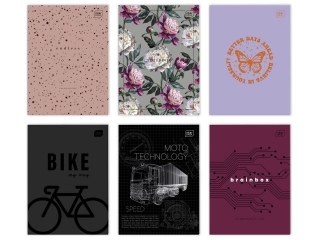 Zeszyt A4 80= M 70g UV Mix [opakowanie=5szt]