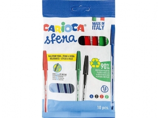 Długopis CARIOCA Sfera 10 kol. (41647) (sz)