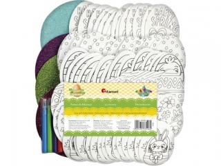 Zestaw do dekoracji 374 elementy Pisanki TITWLK