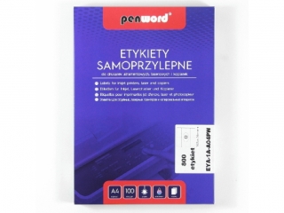ETYKIETY SAMOPRZYLEPNE A4 8 x 105 x 74  100 ARKUSZY