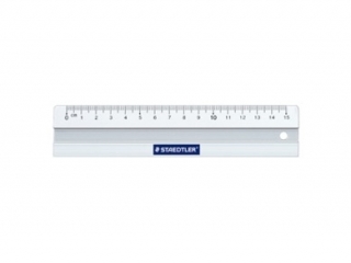 Linijka szkolna, 15 cm, metalowa, Staedtler [opakowanie=10szt]