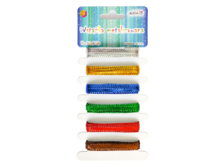 Wstka metalizowana WSM-1027 6mmX2m 6 kolorw PROM