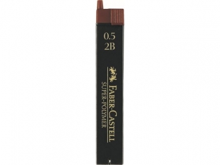 WKAD GRAFITOWY SUPERPOLYMER 9065 0, 5MM 2B FABER-CASTELL [opakowanie=12szt]