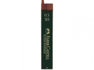 WKAD GRAFITOWY SUPERPOLYMER 9065 0, 5MM 3H FABER-CASTELL [opakowanie=12szt]