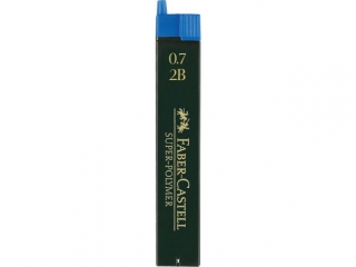 WKAD GRAFITOWY SUPERPOLYMER 9067 0, 7MM 2B FABER-CASTELL [opakowanie=12szt]