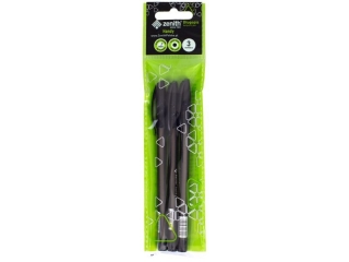 Dugopis ze skuwk 0, 7  mm ZENITH HANDY czarny - 3 szt. opp bag [opakowanie=50szt]