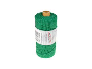 Sznurek baweniany SBW-104 zielony 3mm x 100m (splot 21 nitek)