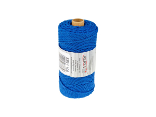 Sznurek baweniany SBW-106 niebieski 3mm x 100m (splot 21 nitek)