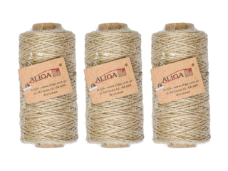 Sznurek jutowy SZJ-2329 r.1, 5mm x 100m. 3 szt. w zgrzewce