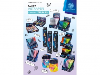 Pakiet promocyjny ASTRA P8 ASTRAPEN o wartości 721, 34 zł + gratis do wyboru