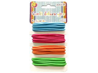 Gumki dekoracyjne GUM-6441 2mm x 2m zi, pom, ni, .