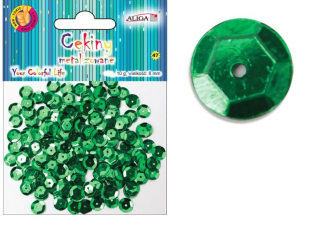 Cekiny metal.MT-6589(50) ziel.10g